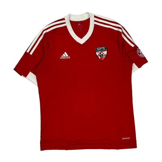 Gps Adidas Football Shirt - Medium Red Polyester