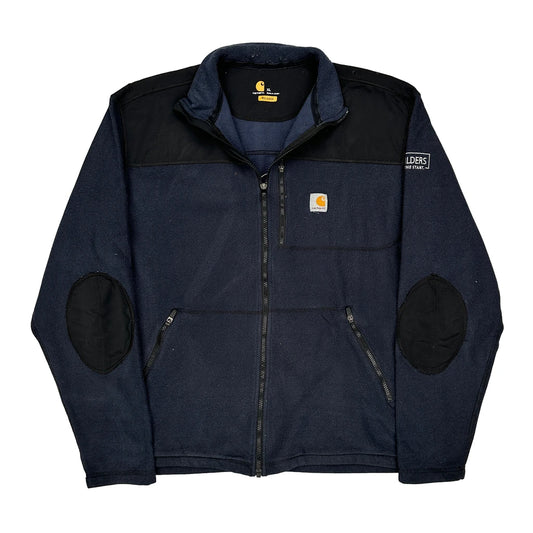 Carhartt Fleece Jacket - XL Navy Polyester