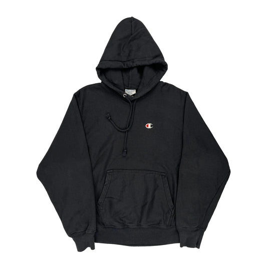 Reverse Weave Champion Hoodie - Medium Black Cotton Blend