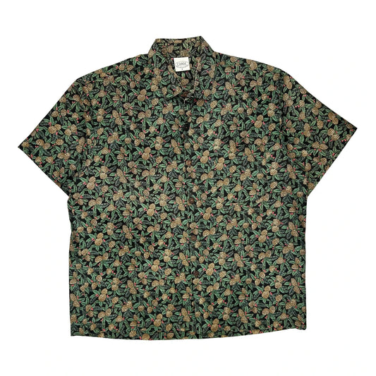 Canoe Christmas Hawaiian Shirt - Large Multicoloured Cotton