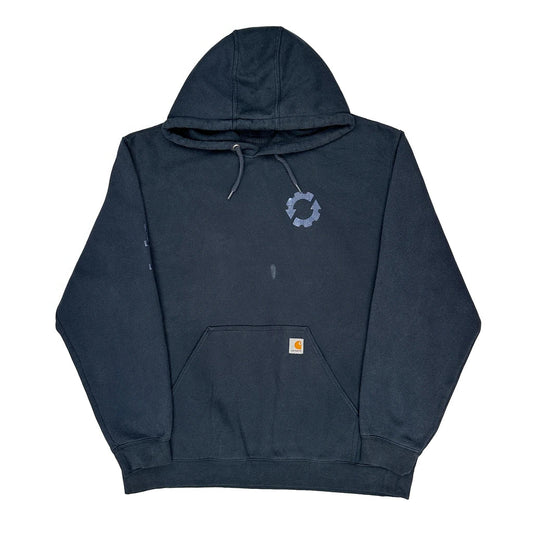 Vintage Carhartt Hoodie - 2XL Navy Cotton