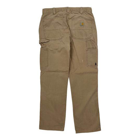 Carhartt Carpenter Trousers - 31W 30L Beige Cotton