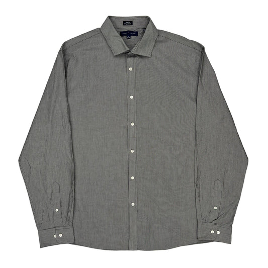Tommy Hilfiger Striped Shirt - XL Grey Cotton