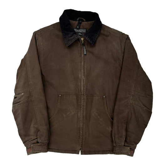 Dakota Jacket - Small Brown Cotton