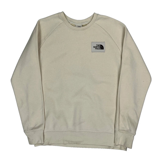 The North Face Sweatshirt - Large Cream Cotton