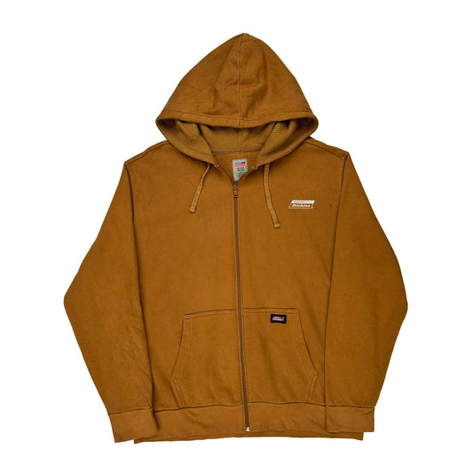 Dickies Hoodie - XL Brown Cotton Blend