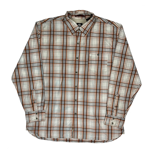 Timberland Checked Shirt - XL White Cotton