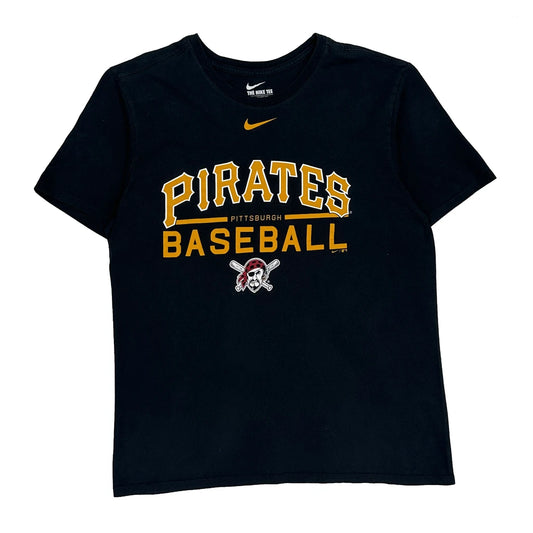 Pittsburgh Pirates Nike Mlb T-Shirt - Large Black Cotton