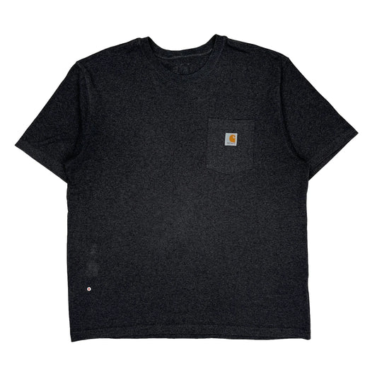 Vintage Carhartt T-Shirt - XL Grey Cotton Blend