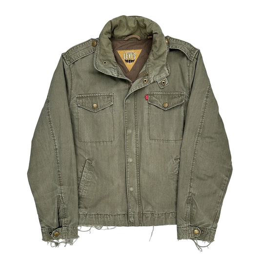 Levis Jacket - Large Green Cotton