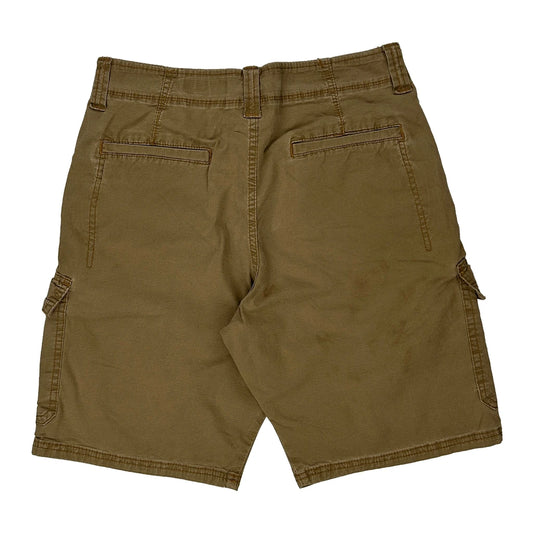 Wrangler Cargo Shorts - 30W 10L Brown Cotton