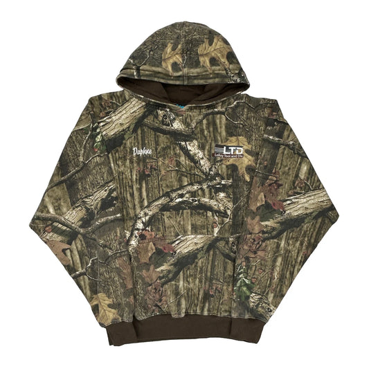 Tri-Mountain Camo Hoodie - Small Camo Cotton Blend