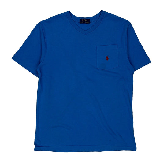 Polo By Ralph Lauren T-Shirt - Medium Blue Cotton