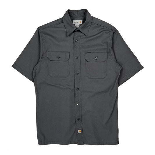 Carhartt Short Sleeve Shirt - Medium Grey Polyester Blend