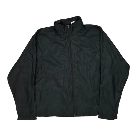 Nike Windbreaker - Large Black Nylon