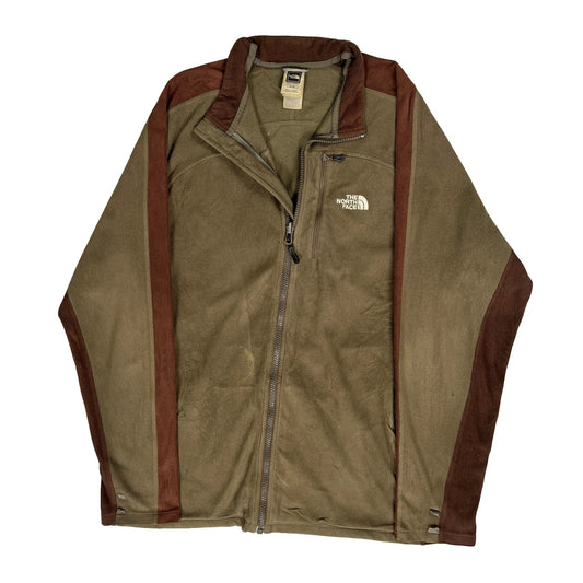 The North Face Fleece Jacket - XL Brown Polyester