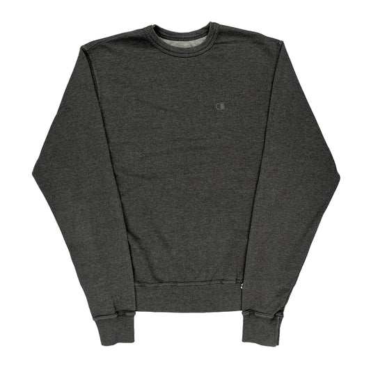 Champion Sweatshirt - Small Grey Cotton Blend