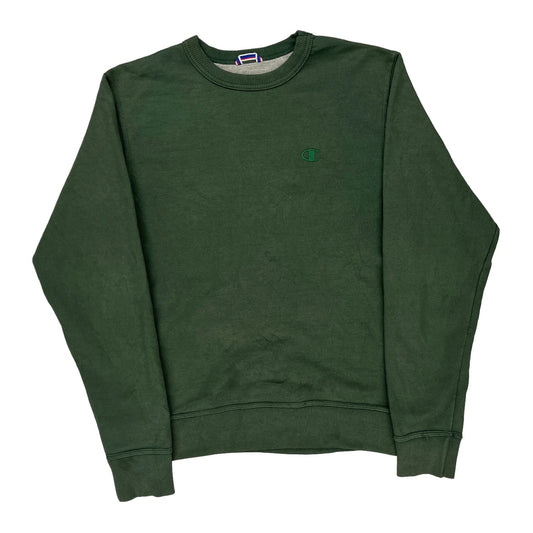 Champion Sweatshirt - Small Green Cotton