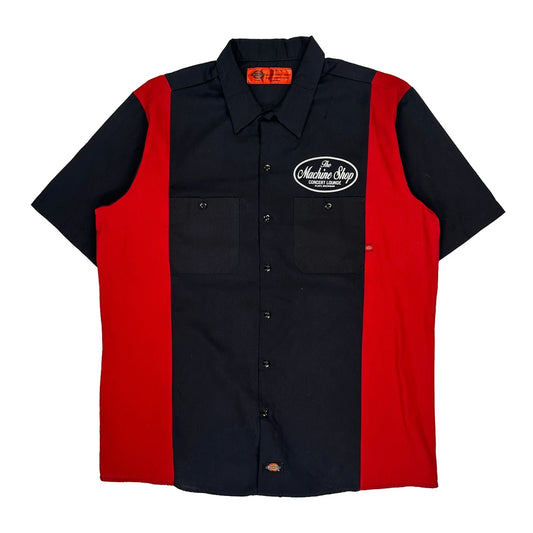 The Machine Shop Concert Lounge Dickies Graphic Short Sleeve Shirt - XL Black Cotton