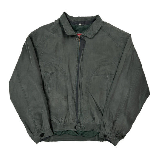 Henry Morell Bomber Jacket - XL Green Cotton