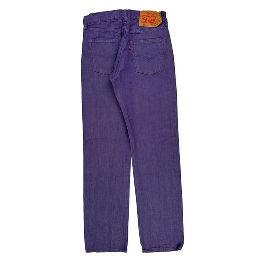 501 Levis Jeans - 30W 30L Purple Cotton