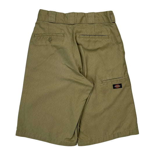 Vintage Dickies Baggy Shorts - 28W 11L Khaki Cotton