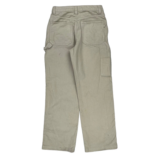 Tna Cargo Carpenter Trousers - 26W UK 6 Beige Cotton