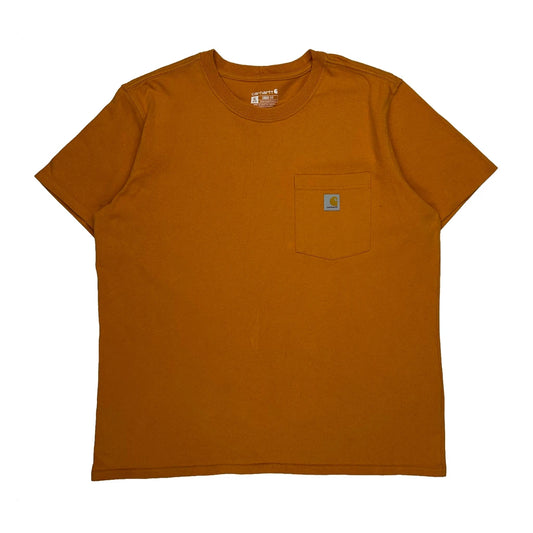 Vintage Carhartt T-Shirt - XL Orange Cotton