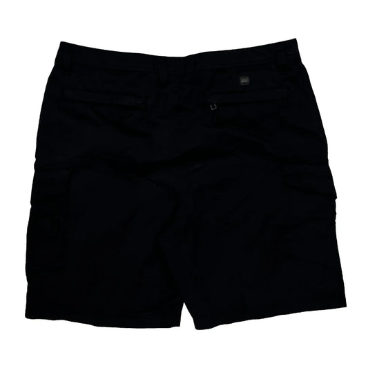Vintage Waterman Collection Quiksilver Cargo Shorts - 36W 9L Black Cotton