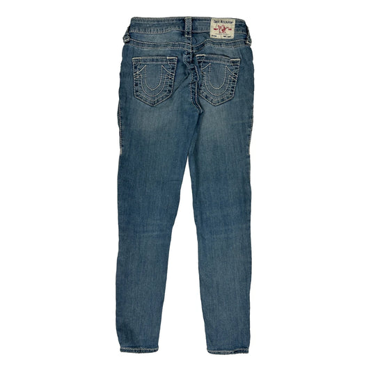 True Religion Skinny Jeans - 26W UK 4 Blue Denim