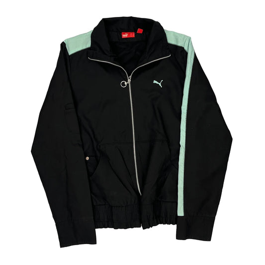 Puma Track Jacket - Medium Black Nylon