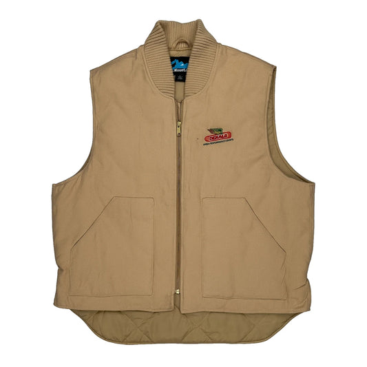 Tri-Mountain Workwear Gilet - Large Beige Cotton