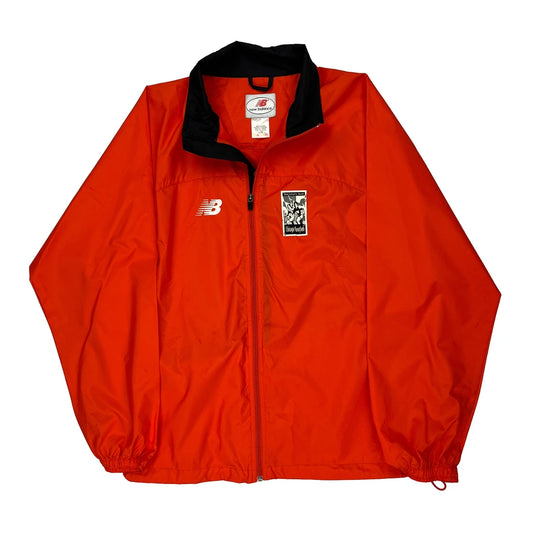 Chicago Marathon New Balance Windbreaker - Large Red Polyester