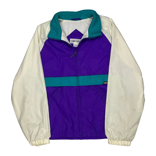 Cabin Creek Windbreaker - Large Purple Nylon
