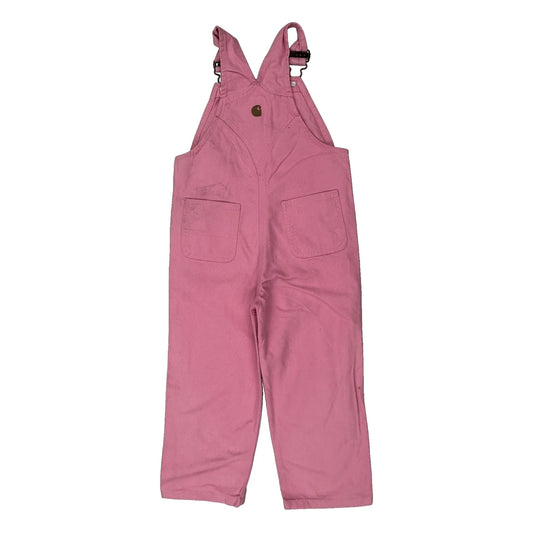 Age 4 Carhartt Dungarees - XS Pink Cotton
