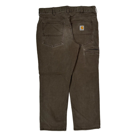 Carhartt Carpenter Trousers - 32W 28L Brown Cotton