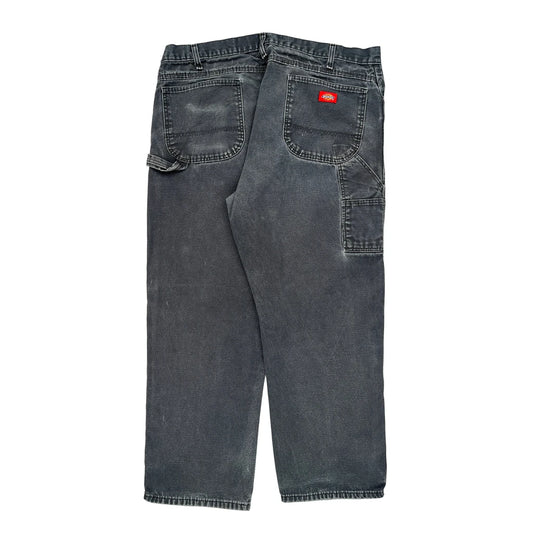 Dickies Carpenter Jeans - 36W 29L Grey Cotton