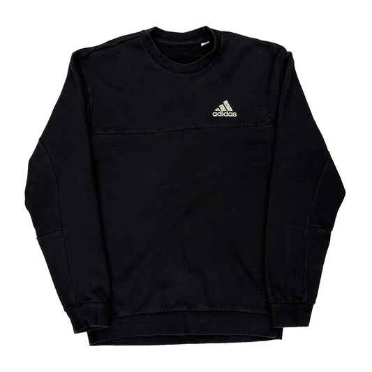 None Adidas Sweatshirt - Medium Black Cotton