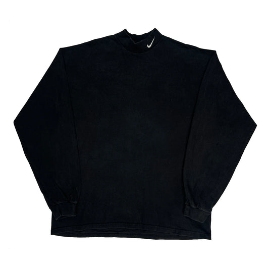 Made In USA Nike Long Sleeve T-Shirt - XL Black Cotton