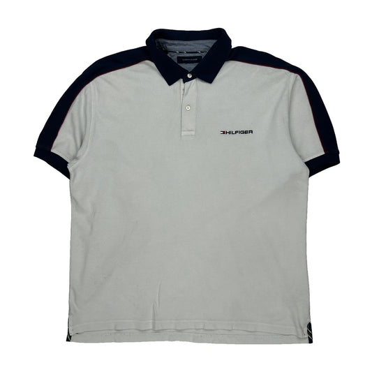 Tommy Hilfiger Polo Shirt - XL Navy Cotton