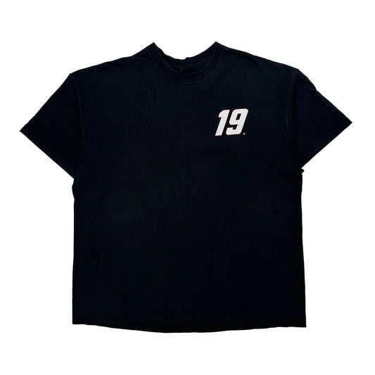 Joe Gibbs Racing Nascar Graphic T-Shirt - 2XL Black Cotton