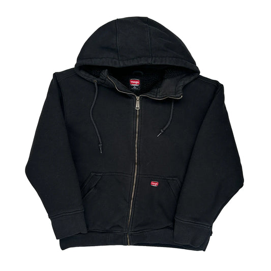 Wrangler Hoodie - Medium Black Cotton