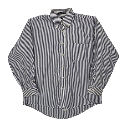 Gant Striped Shirt - Large Blue Cotton