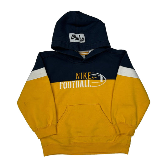 Age 6 Nike Football Hoodie - Small Navy Cotton