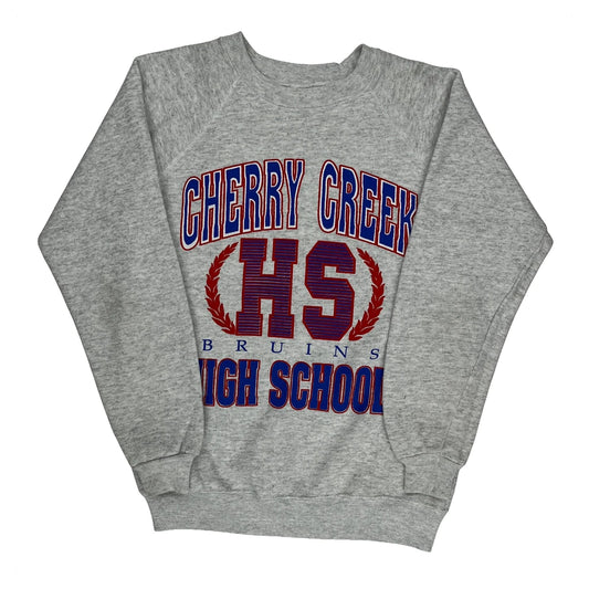 90S Cherry Creek Hs Bruins Unbranded College Sweatshirt - XS Grey Cotton