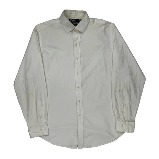 Polo By Ralph Lauren Shirt - XL White Cotton