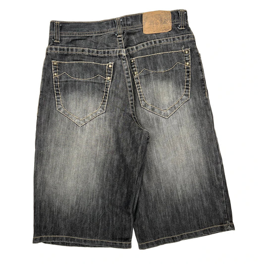 Southpole Denim Shorts - 33W 13L Grey Denim