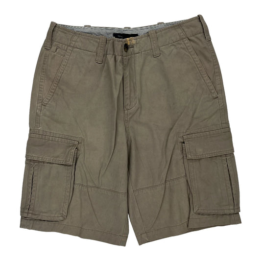 Tommy Hilfiger Cargo Shorts - 32W 11L Khaki Cotton