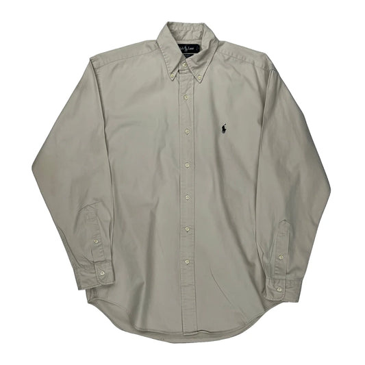 Blake Ralph Lauren Shirt - Small Beige Cotton