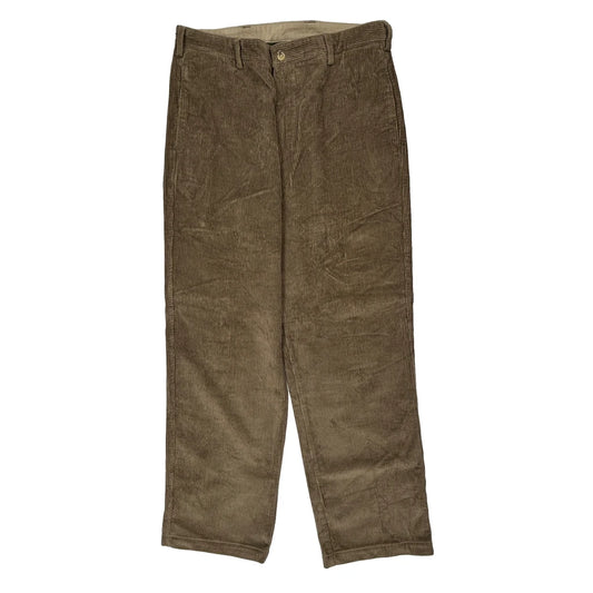 Woolrich Cord Trousers - 33W 28L Brown Corduroy